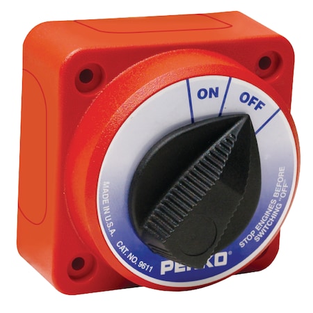 Seachoice Compact Main Battery Switch, 4" x 4" x 3-1/8" 11561